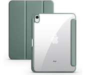 For iPad Case 10th 9 Gen Acrylic Clear Back Stand Cover For iPad 10 9 8 10.2 9.7 Pro 10.5 Air 11 5 Mini 7 6 Case with Pen Holder