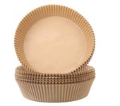 Molde de Papel Para Freidora de Aire Antiadherente 16-20cm - Papel Vegetal para Air Fryer