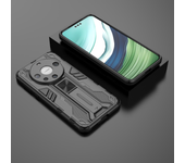 Shockproof Armor Magnetic Case For Huawei Mate 60 50 40 30 Pro Plus Holder Bumper Hard Phone Cover Silicone+PC Stand Phone Back