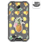 Tumundosmartphone Funda Gel Transparente para Ulefone Armor X6 diseño Piña Dibujos