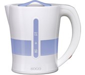 Sogo KET-SS-5755 Hervidor de Agua de Viaje, 1050 W, 0.5 litros, Plástico