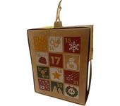 Calendario de Adviento para rellenar - Ideal para hacer tus propios detalles - Tamaño: 15x11.5x4.5 - DIY- ¡Sorpresas deliciosas cada día! Venta por Unidad diferentes Colores