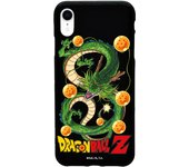 Funda original compatible con iPhone XR Negro con un diseño de Dragon Ball Z Shenron y Bolas