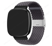 Braided Solo Loop Strap for Fitbit Versa 3 4 Band Adjustable Nylon Sport Watchband Bracelet for Fitbit Sense 2 Bands Watchband