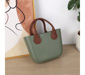 EVA Light Luxury High Appearance New Solid Color Waterproof DIY Outdoor Waterproof Beach Bag Large Capacity Popular Portable Han