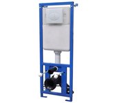 vidaXL Cisterna alta oculta 11 L 41x14x (110-125) cm