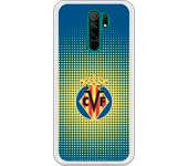 Funda original compatible con Xiaomi Redmi 9 - Villarreal escudo fondo trama