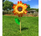 Colorful Sunflower Windmill Wind Turbine For Lawn Garden Party Decoration Outdoor Camping Picnic Garden Yard Decor