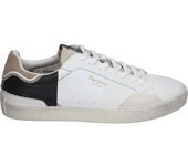PEPE JEANS | Zapatillas Pepe Jeans Kenton Rise para Hombre – Deportiva en Color Blanco con Detalles – Sneakers con Cordones – Estilo Casual – Cómodas y Versátiles – Modelo PMS31049-808