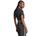 Camiseta Corta para Mujer   Adidas Ess Rib   Negro