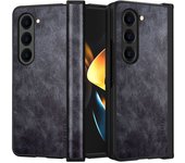 Premium PU Leather Phone Case For Samsung Galaxy Z Fold 4 Fold 3 Fold 5 5G Full Shockproof Case Cover
