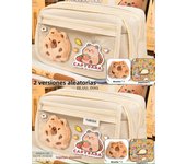 1Pc Large Capacity Pencil Case Flip Cover Stationery Pencil Bag Simple Stationery Storage bag School Office Supplies Stationery