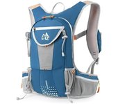 COSHANO Mochila de Hidratación Ligero Chaleco de hidratación Ultraligero Mochilas Running para Senderismo (Azul, 20 litros)