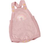 Sleeveless Adjustable Strap Newborn Girls Rompers Ribbed Foot Opening Baby Girls Bodysuit Soft Infant One-piece Jumpsuit