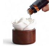 White Gypsum Rose Diffuser – Elegant DIY Scent Stone for Car & Home  Meta Description
