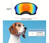 1pc UV Protection Dog Sunglasses Stylish Ski Goggles for Small To Large Breeds Durable Frame with Adjustable Dog Pet Glasses