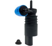 AUTOZOCO - Bomba de agua de lavado parabrisas azul - lavado de parabrisas - bomba limpia lunas - OEM 1J6 955 651 - recambio compatible - recambio