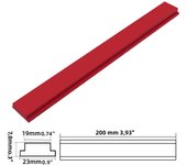 200MM T-track T-Slider Bar Miter Fixture Woodworking, T-Slot Miter Track Jig,Aluminum T Slot Miter Sliding Bar M6 M8 Slide Slab