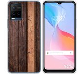 Funda Silicona para Vivo Y21 / Y21s / Y33s diseño Madera 05 Dibujos