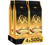Classique L'or Crema Absolu Café en grano 4 bolsas de 500 gr