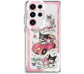 Kuromi Melody Sanrio Phone Case for Samsung Galaxy S23 S24 Ultra 5G S20 FE S21 S22 S10 Plus Note 20 Ultra 10 Plus Clear Shell