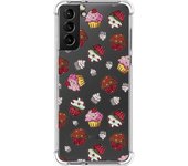 Tumundosmartphone Funda Silicona Antigolpes para Samsung Galaxy S21+ Plus 5G diseño Muffins Dibujos
