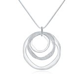 Collar con Colgante de cuentes de Plata esterlina 925 de 16/18/20/22/24/26/28/30 pulgadas