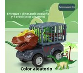 Dinosaur Truck for Kids Dinosaur Transport Truck with Dinosaur Toys Friction Powered Cars Pull Back Dino Car Playset for Boys