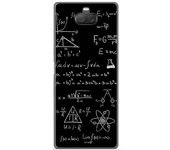 Tumundosmartphone Funda Gel Tpu para Sony Xperia 10 Plus diseño Formulas Dibujos