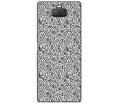Tumundosmartphone Funda Gel Tpu para Sony Xperia 10 Plus diseño Letras Dibujos