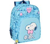 MOCHILA INFANTIL ADAPT.CARRO SNOOPY "LOVE"