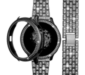 Strap Case Protector For Samsung Galaxy Watch 6 5 40mm 44mm Metal Bracelet For Galaxy Watch 4 44mm 40mm Band Diamond Cover Frame