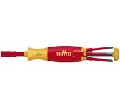 Wiha Destornillador con cargador LiftUp electric ranurado, Pozidriv, PlusMinus/Pozidriv con 6 slimBits, en blíster (41235)