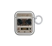 Vintage Radio Headphone Cover For Airpods 1 2 3 Drop-proof and dust-proof headphone case For Airpods pro 2 2023 with rings