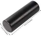 Foam Shaft EPP Solid Yoga Pole Fitness Muscle Relaxation Roller Massage Stick Glossy Black Roller Yoga Block 30/45cm