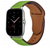 20mm/22mm Leather band For Amazfit GTS/4/2/2e/GTS2 Mini/GTR 3/Pro/47mm/GTR2/2e/stratos 2 Sport Watch Bracelet Amazfit bip strap