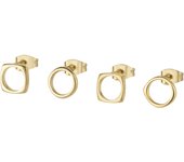 BREIL Colección NEW TETRA, Pendiente Mujer en Acero, Ideas de Regalos para Mujer