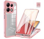 360 Full Body Screen Protector Transparent Case for Redmi 13C 12C Redmi Note 13 Pro Plus 12 11 10 Cover Case Back