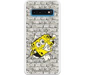 Funda original compatible con Samsung Galaxy S10 - Bob Esponja Comic