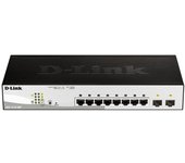 Switch gestionado d-link dgs-1210-08p/ 8 puertos/ rj45 10/100/1000/ sfp/ poe