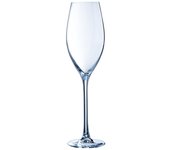 CHEF & SOMMELIER SEQUENCE Caja 6 Copas Flauta Krysta 24CL Transparente Brillo Brillo Excepcional Francia