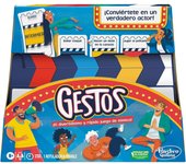 Juego Gestos, Juego de mímica para Fiestas Familiares para 4 o más Jugadores, Incluye claqueta y Cartas Personalizables (Hasbro F6421)