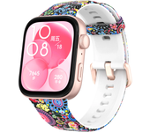 Silicone Printing Strap For Huawei Watch Fit 3 Replacement Band SmartWatch Wristband Bracelet correa Accessories