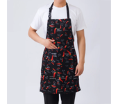 1pc Adjustable Adult Apron Striped Restaurant Chef Apron Outdoor Camping Picnic Kitchen Cook Aprons