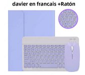 AZERTY Keyboard Case for iPad Pro 11 2022 Pro 10.5 9.7 Air 4 4th Air 5 5th 10.2 9th 7th 8th 9.7 5th 6th 10th Generation Cover