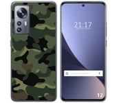 Funda Silicona para Xiaomi 12 / 12X 5G diseño Camuflaje Dibujos