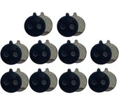 10Pairs Bike Organic Resin Disc Brake Pads Suit for KUGOO M4 PRO Electric Scooter Folding KickScooter Caliper Durable Brake Pads