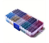 100/50pcs Car Truck Micro Blade Fuses 2A 3A 5A 7.5A 10A 15A 20A 25A 30A 35A AMP Mini Size Fuse Plastic Box Assortment with Clip