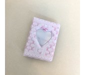 INS Pink Black lace plaid Photo Album Kpop Korea Idol Star Chasing binder photocard holder 3 Inch Collect Book Album