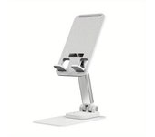 Soporte para Tablet y Movil, Soporte de Movil para Mesa de Calidad Excelente, Base Metalico y Soporte ABS, Plegable, Extensible y Angulo Ajustable, Robusto y Fuerte, Compatible para Ipad, Telefono Movil, Nuestro Diseño Nuevo lanzamiento de 2023